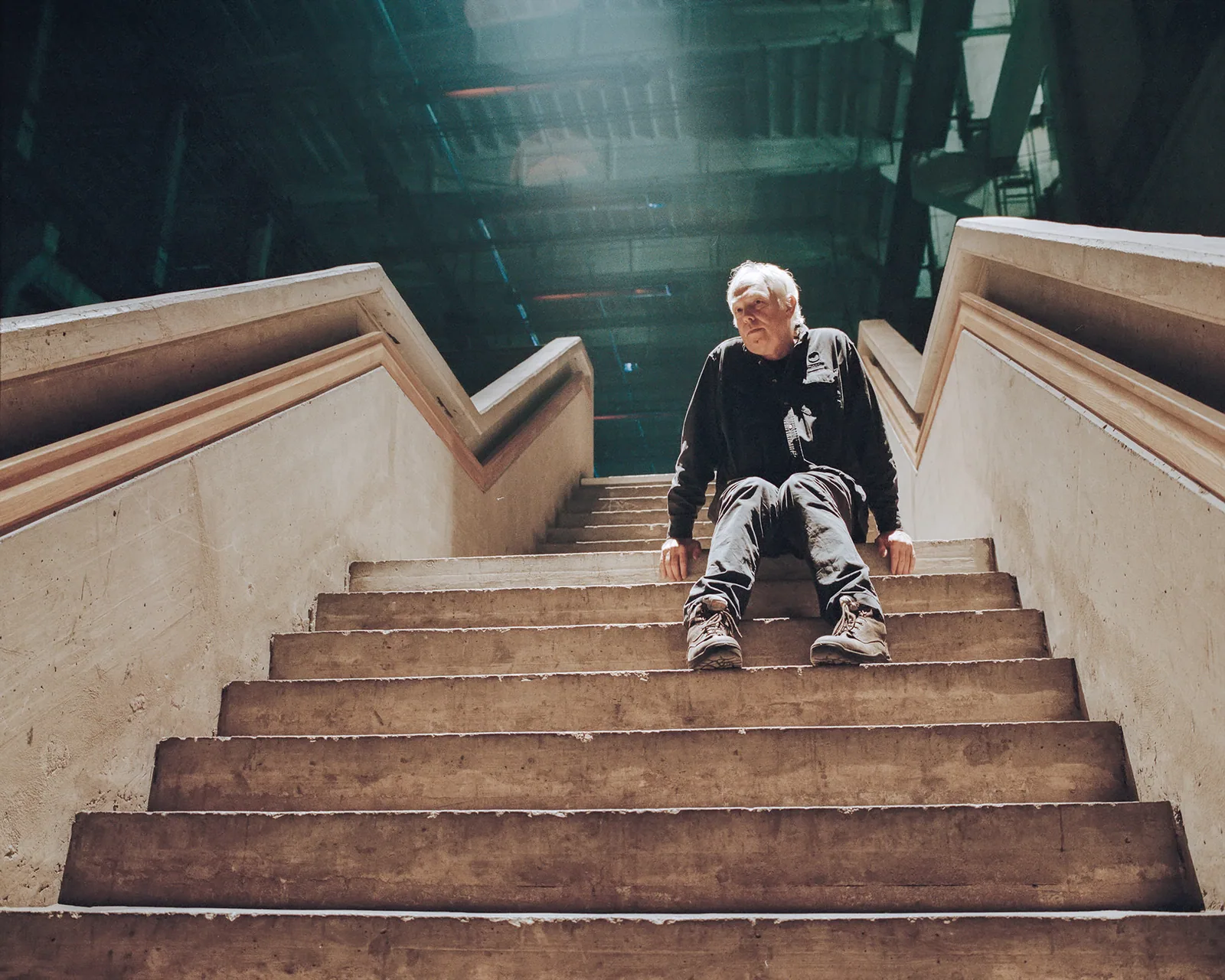 Tresor Dimitri Hegemann Sitting On Steps